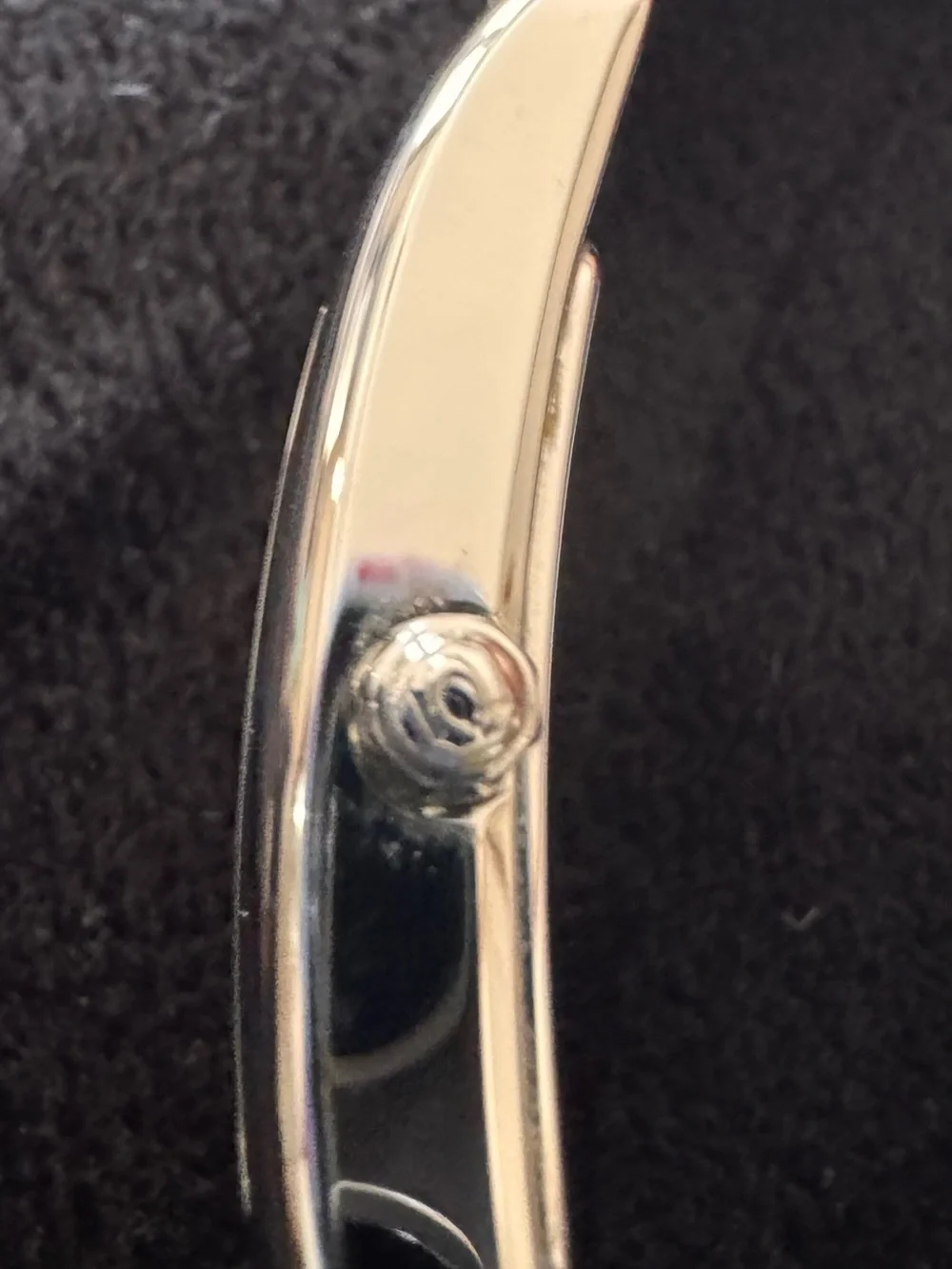 Coach Silver-Tone Case Watch Lexington Buffalo Leather Strap - Excellent